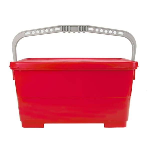 Pulex Bucket, 10.5 in H, Red SECC70015-R - main